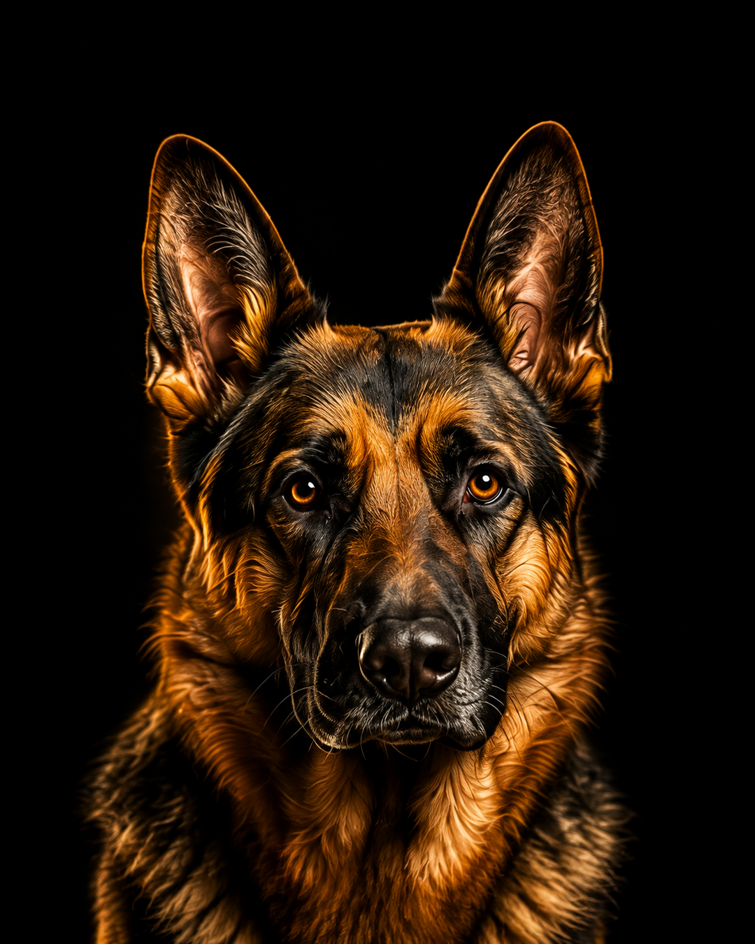 German Shepherd portrait