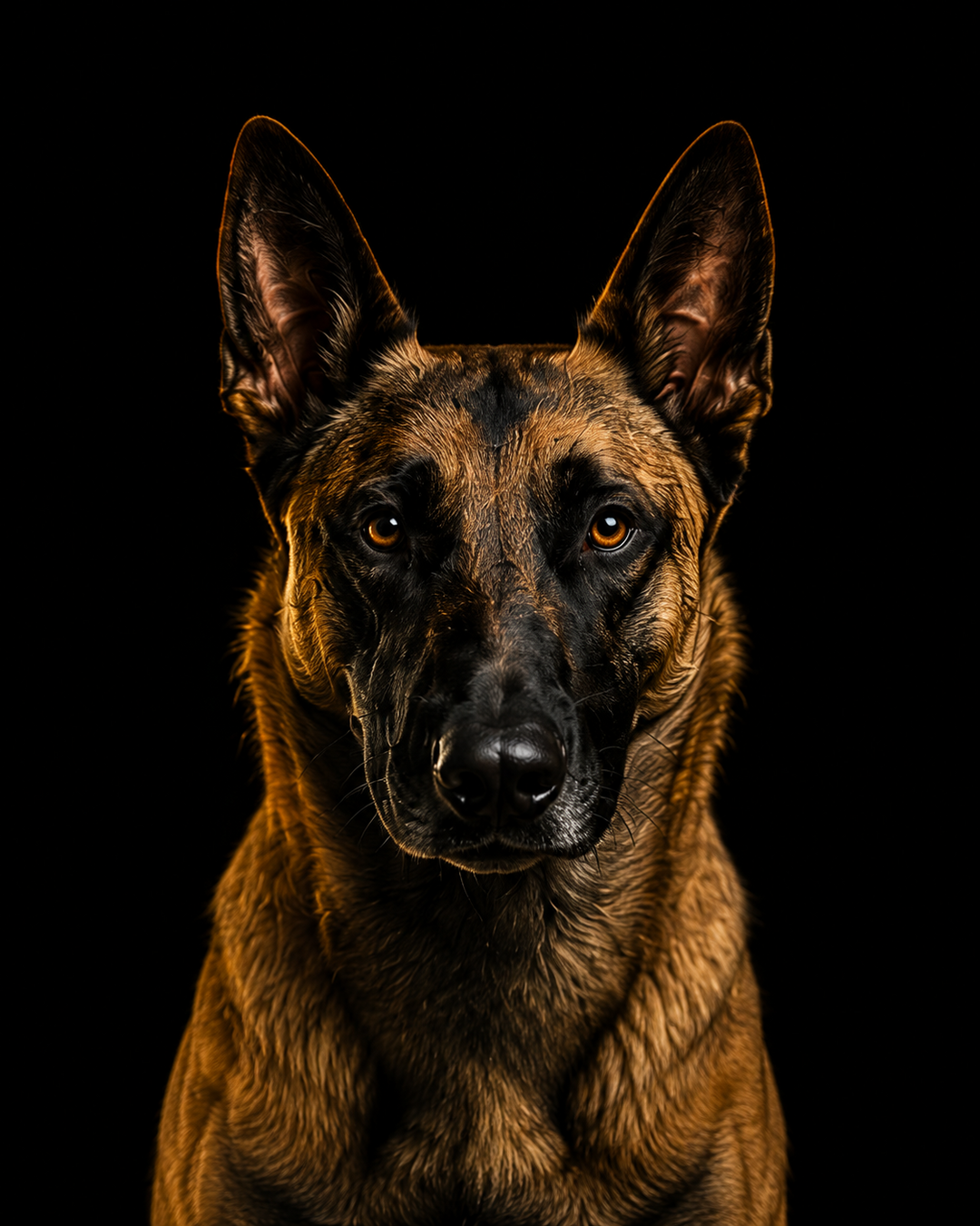 Belgian Malinois portrait
