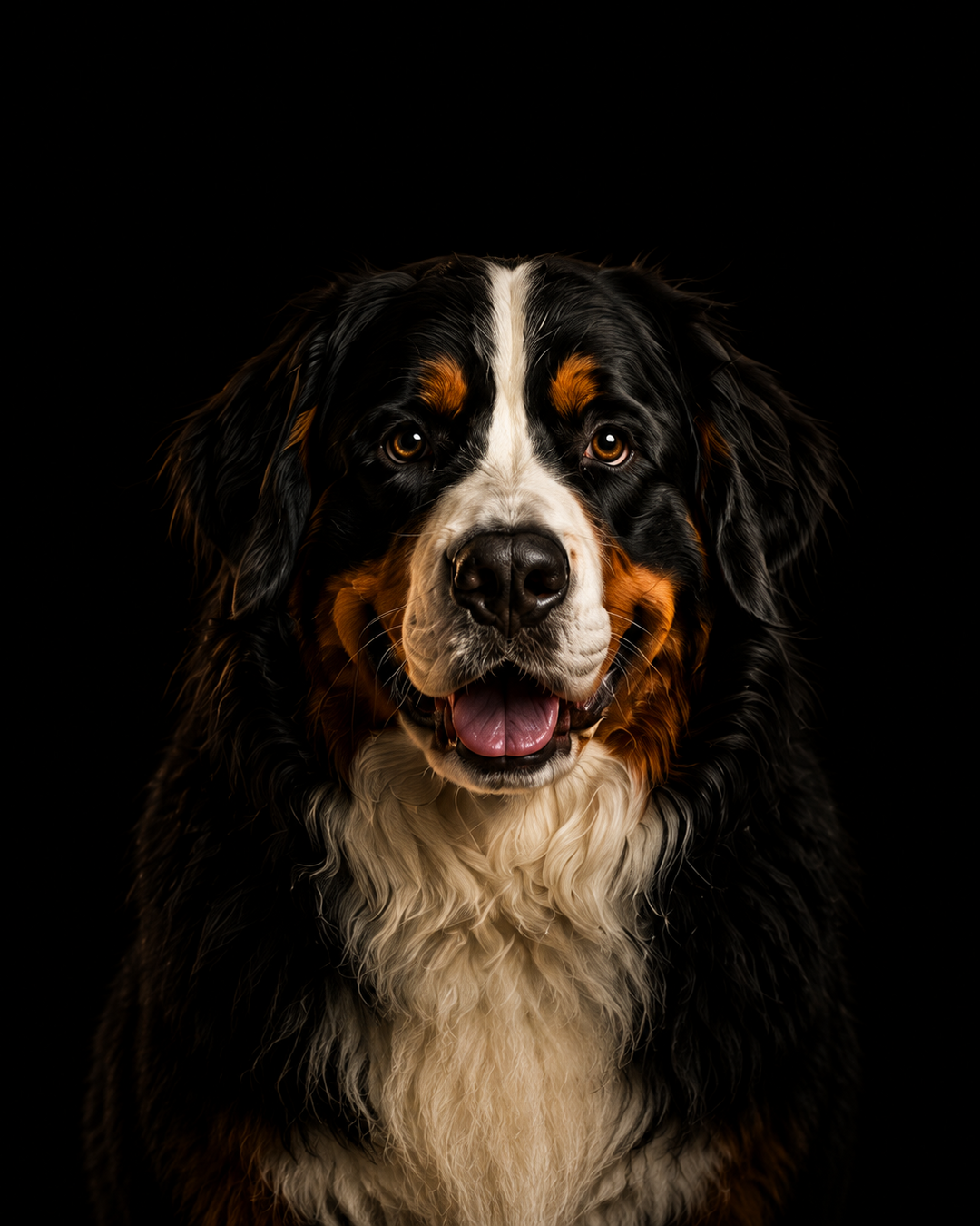 Bernese Mountain Dog portrait